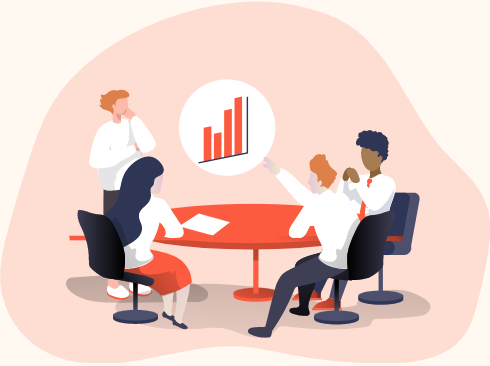 Customer support illustration